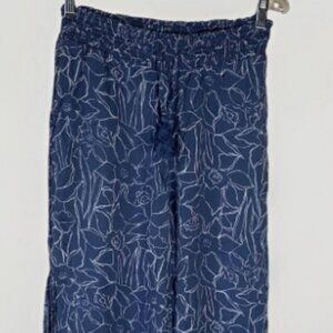 Roxy Tropical Rhythm Flare Linear Floral Pants, Casual, Beach Pants, Medium